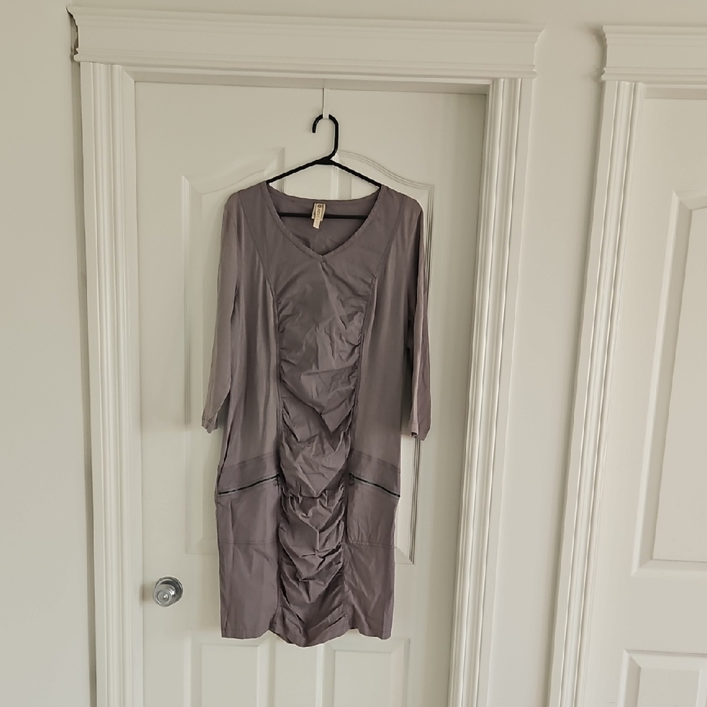Elegant Gray Women's Dress